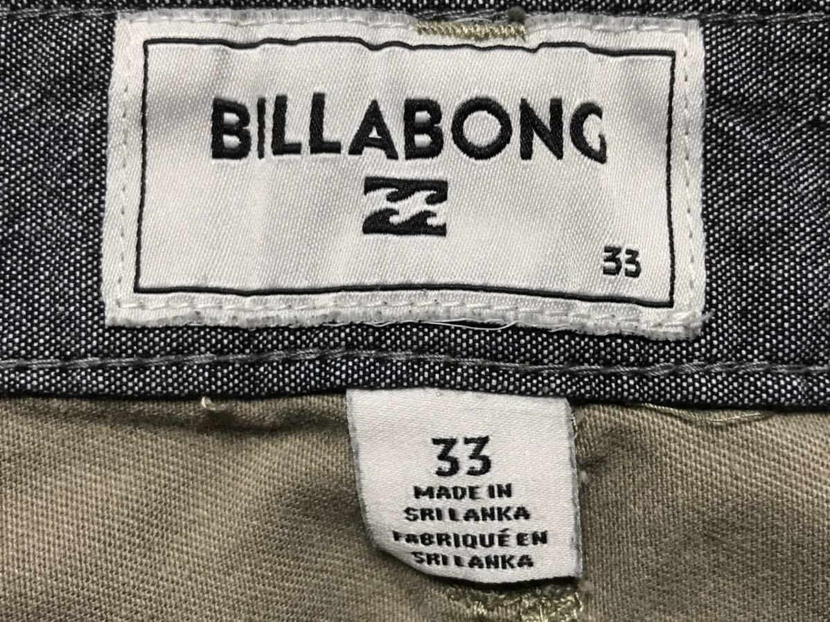 BILLABONG MEN’S PANTS size-33(平置き41股下80) 中古(美品) 送料無料 NCNR_画像3
