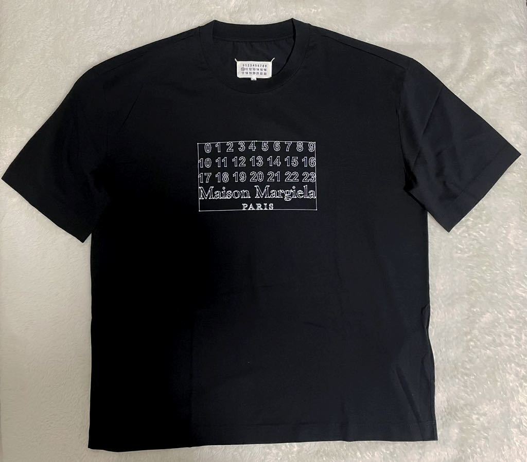 新品未使用 本物 廃盤 メゾンマルジェラ カレンダーロゴ Tシャツ 山口