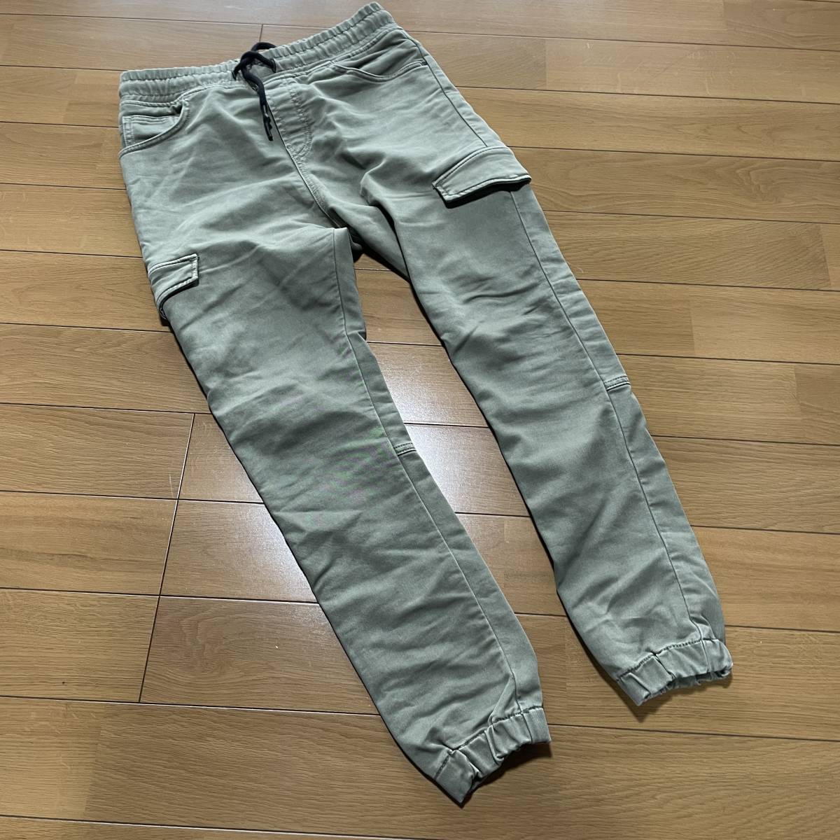 A-8 ザラ/ZARA MAN サイズ USA=S! コットン イージージョガーパンツ