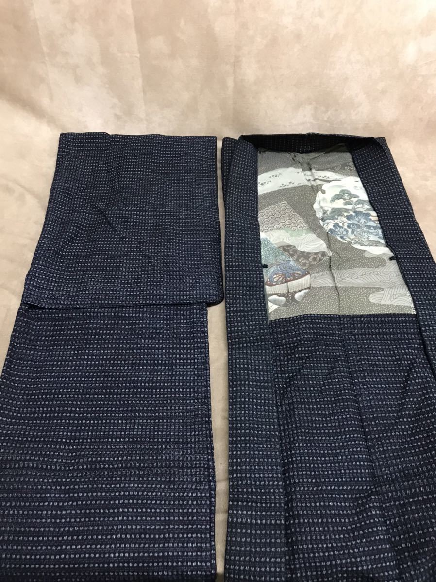 平和屋着物 極上 男性 紬 刺し子 やまと金ラベル...+sobrape.com.br