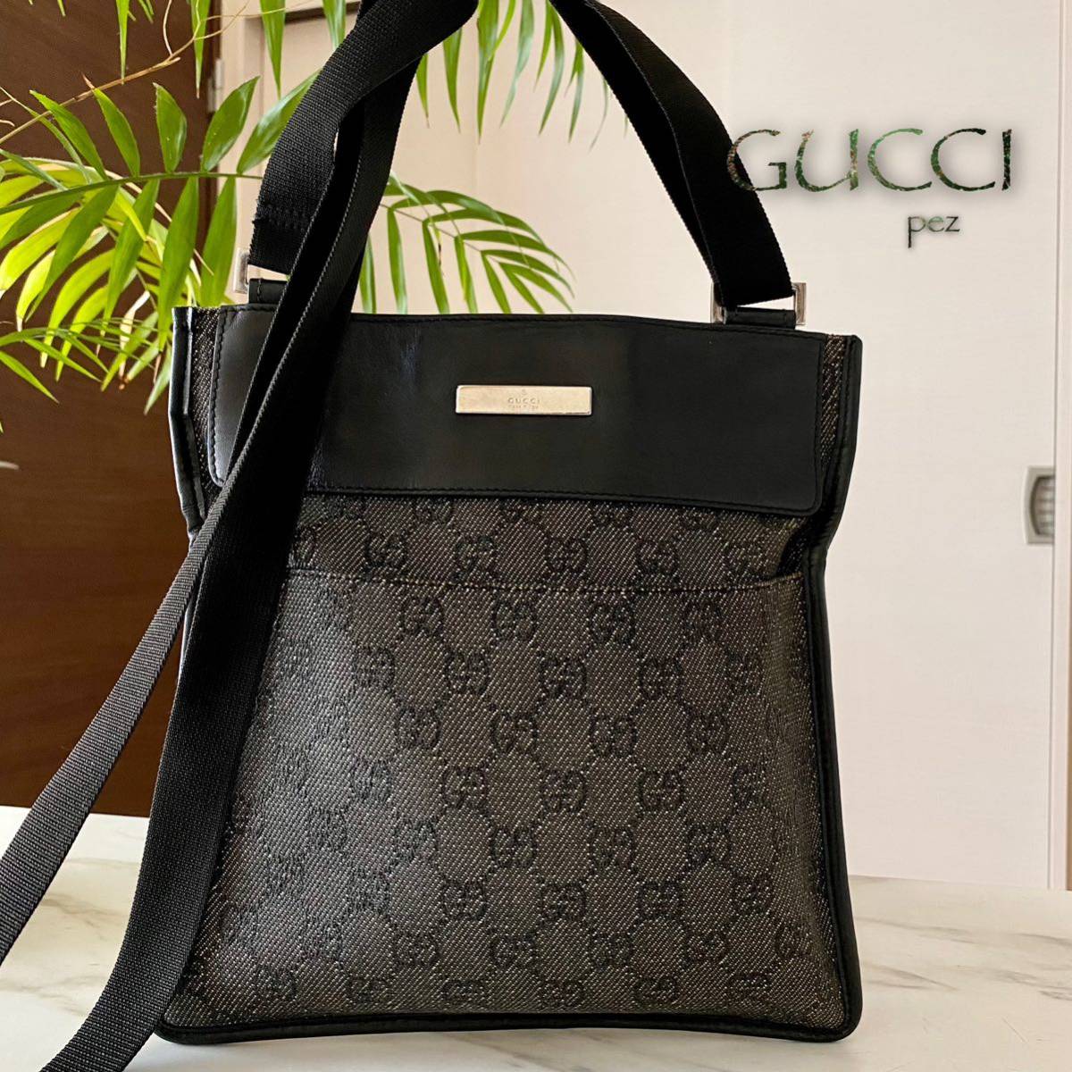 正規品 GUCCI グッチ GG柄 レザーショルダーバッグ レディース 女性