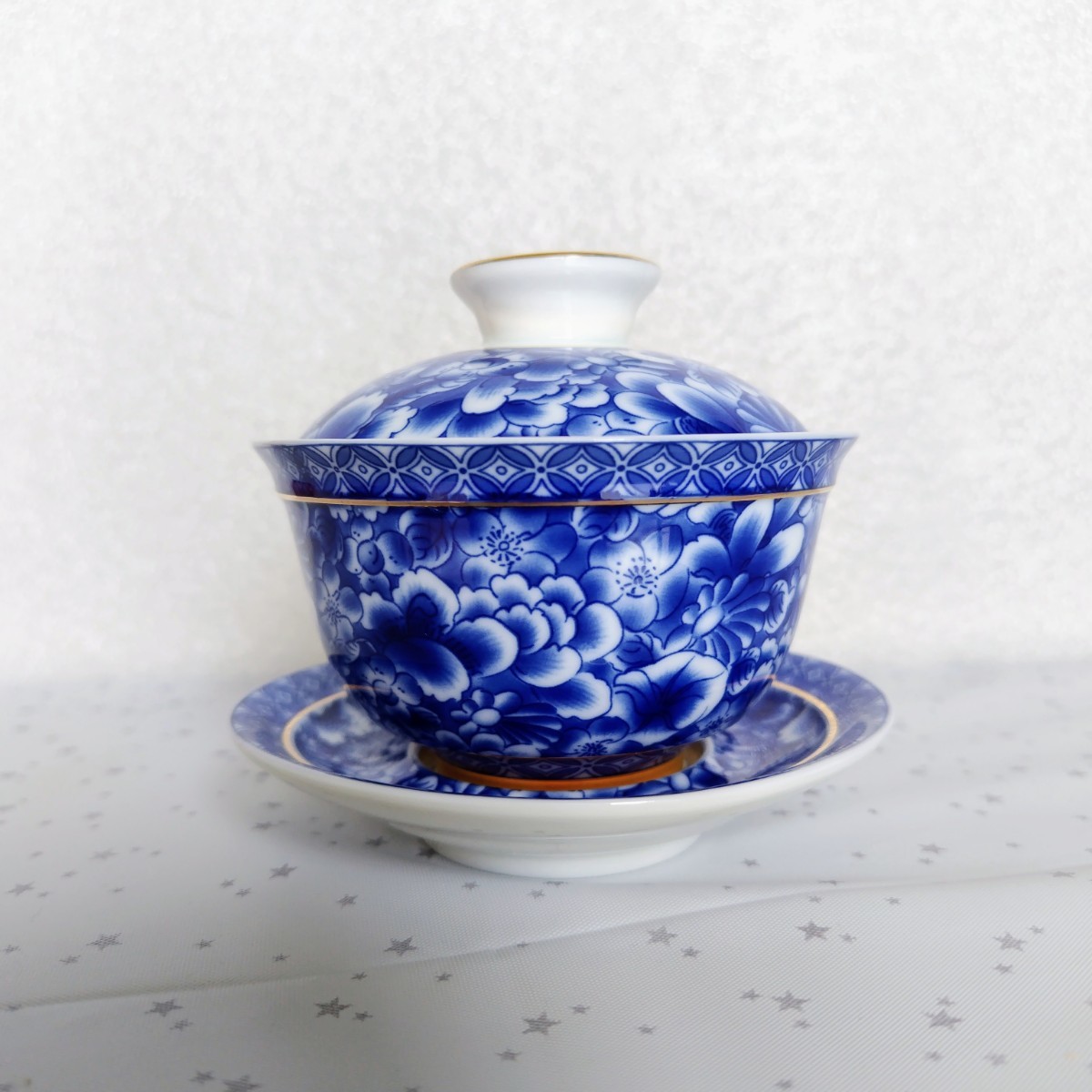 未使用　蓋付　湯呑　湯呑み　蓋碗　中国茶　台湾茶　茶器
