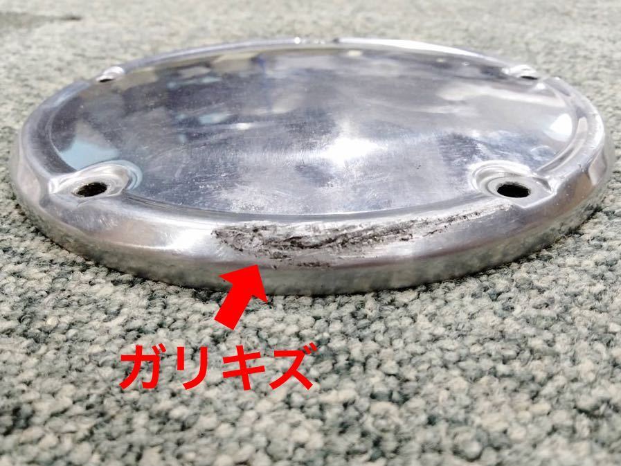 《HD235》ハーレーダビッドソン M8 ソフテイル 純正 ダービーカバー ポリッシュ 25700934 中古品 キズあり