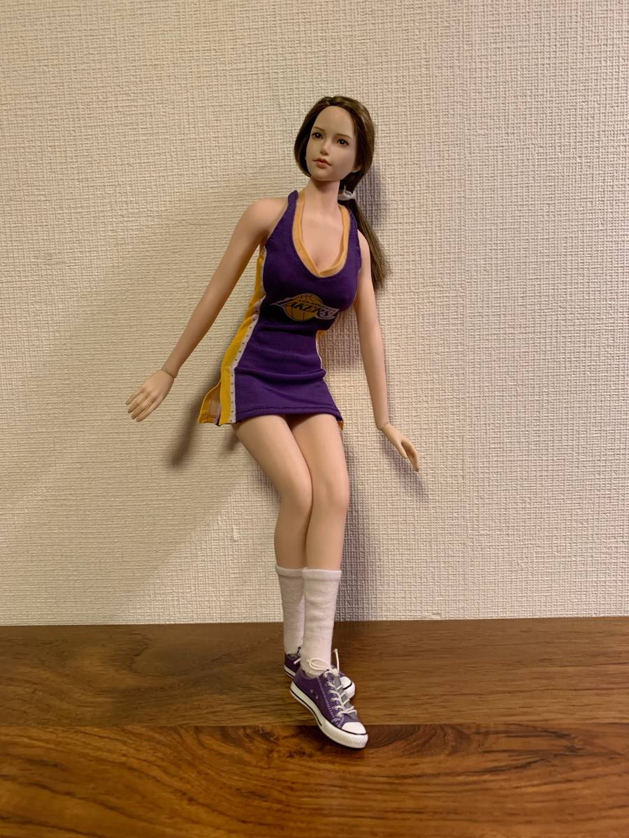 【超ポイント祭?期間限定】 レア!NBA フィギュア LAレイカーガールズ 1/6 ENTERBAY適合 バスケット