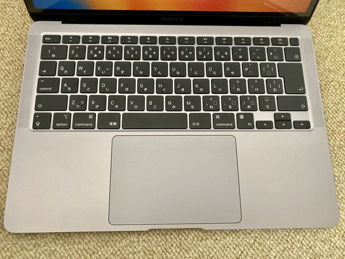 美品】Apple MacBook Air 2020 A2337 13.3インチ スペースグレー M1