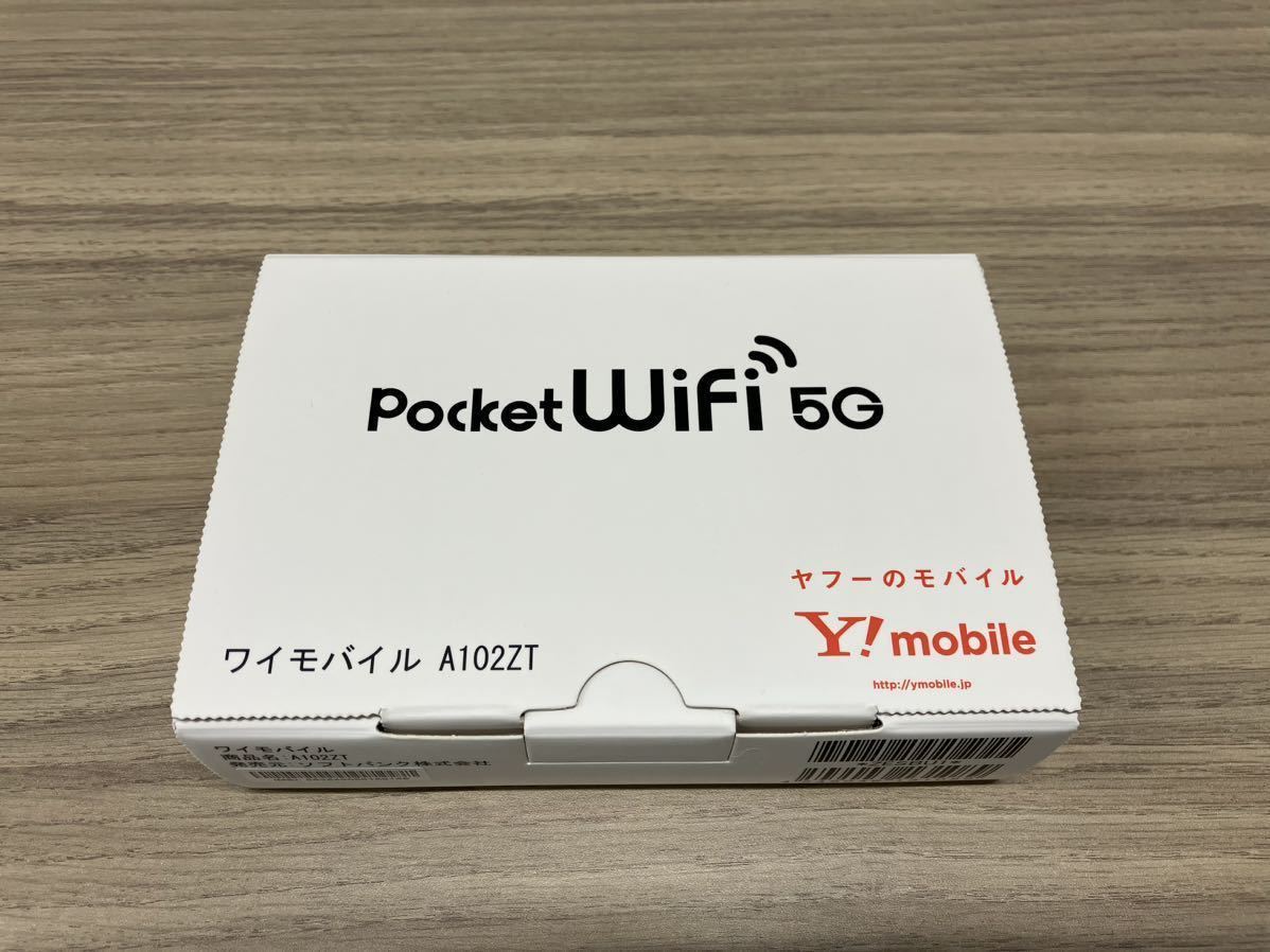 Ymobile ワイモバイル モバイルルーター Pocket WiFi 5G A102ZT ネイビー 利用制限◯ 