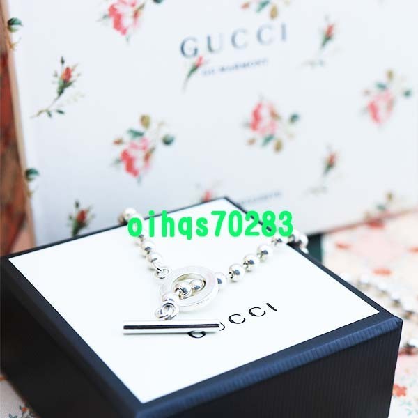 ♪即決♪新品　未使用 GUCCI　グッチ　トグルボールチェーンネックレス