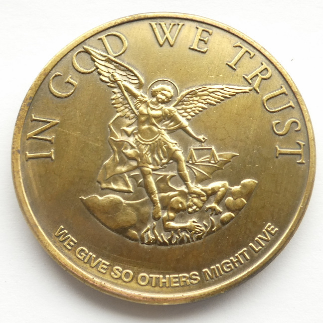 アメリカ合衆国 ロスアンジェルス警察ロゴ コイン メダル _画像2