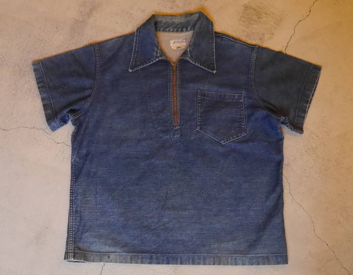 全てのアイテム 1950年代Al.Miller半袖デニムシャツMade in