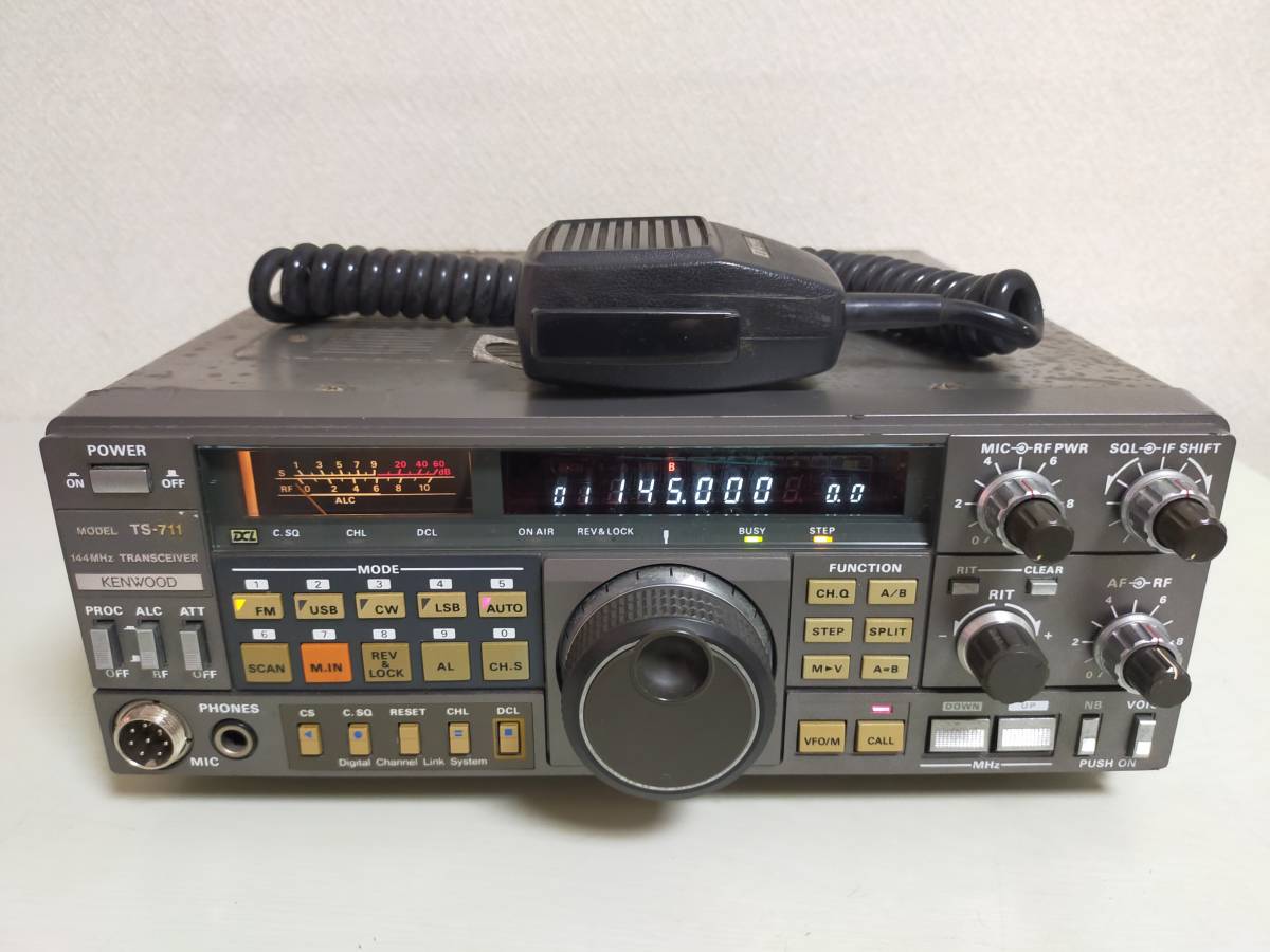 KENWOOD ケンウッド TS-711 144MHz トランシーバー 無線機 動作未確認