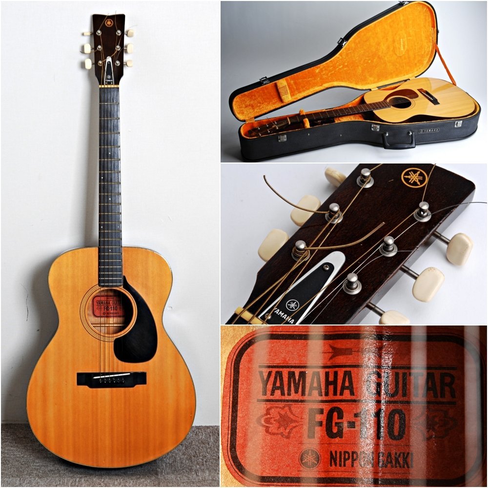 GE0102◇ＹＡＭＡＨＡ ヤマハ FG-110 アコースティックギター 赤ラベル