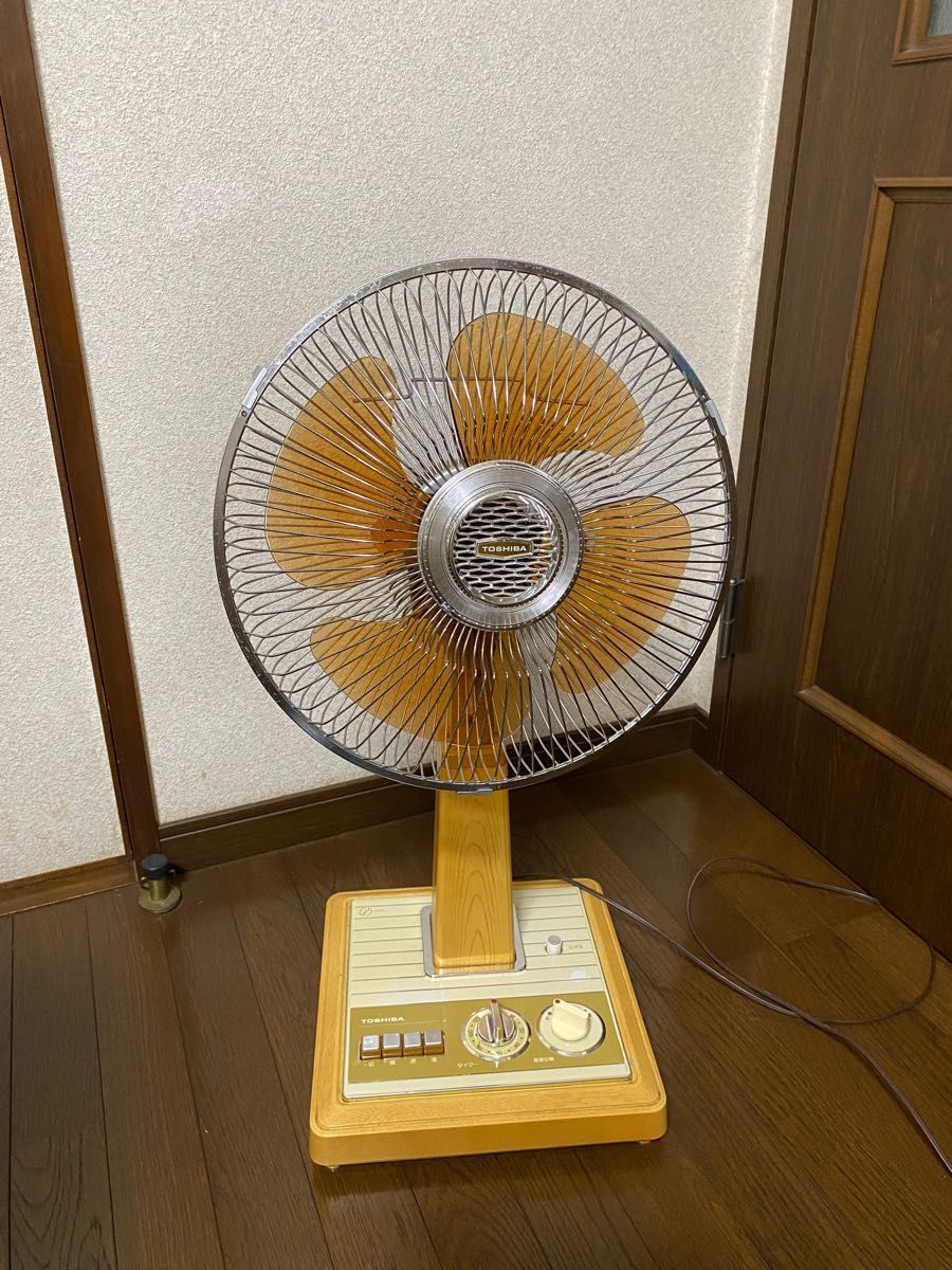 実働 美品 昭和レトロ 扇風機 東京芝浦工業 東芝 TOSHIBA Yahoo!フリマ