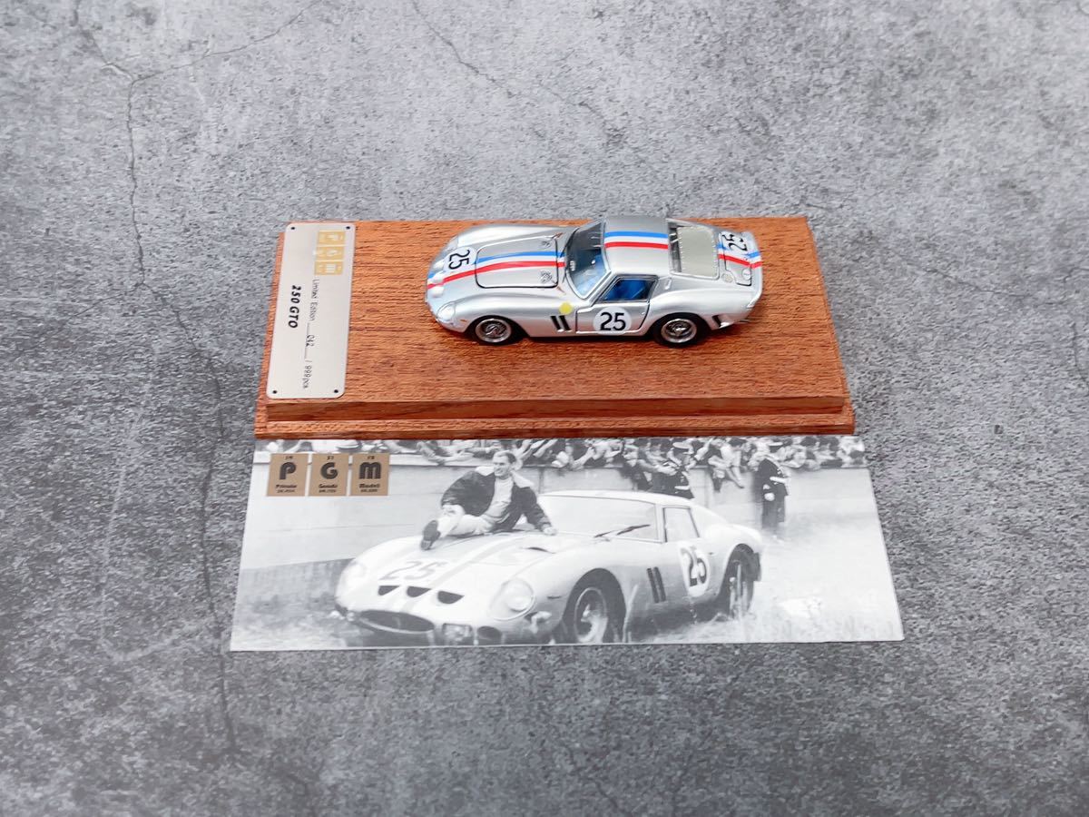 PGM 1/64 フェラーリ Ferrari 250GTO #25 新品 ダイキャスト製開閉機構付きミニカー　≠1/43 1/18