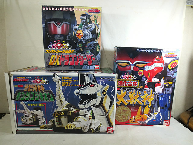  beautiful goods Bandai Kyouryuu Sentai ZyuRanger large . god Dragon si- The - King blaki on ultimate large . god set summarize 