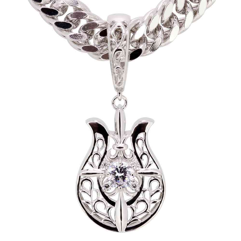 ダイヤモンド ネックレス メンズ 18金 18k ダイヤモンド 0.5ct