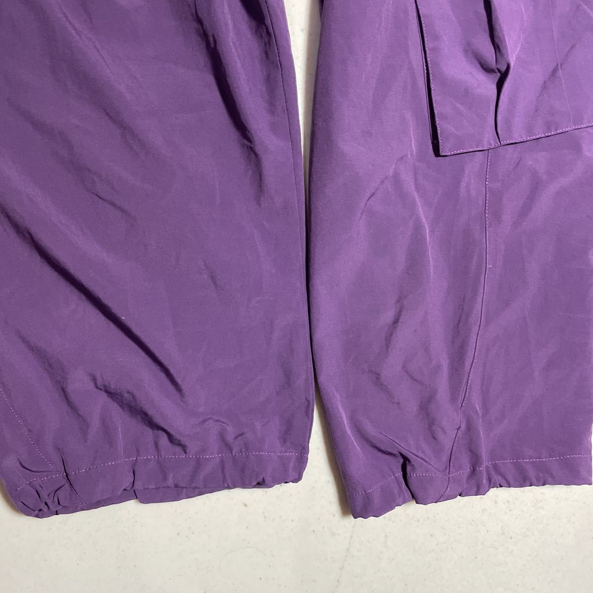 hyumeruhummel фиолетовый лиловый спорт тренировка для 7 часть длина брюки женский L размер 
