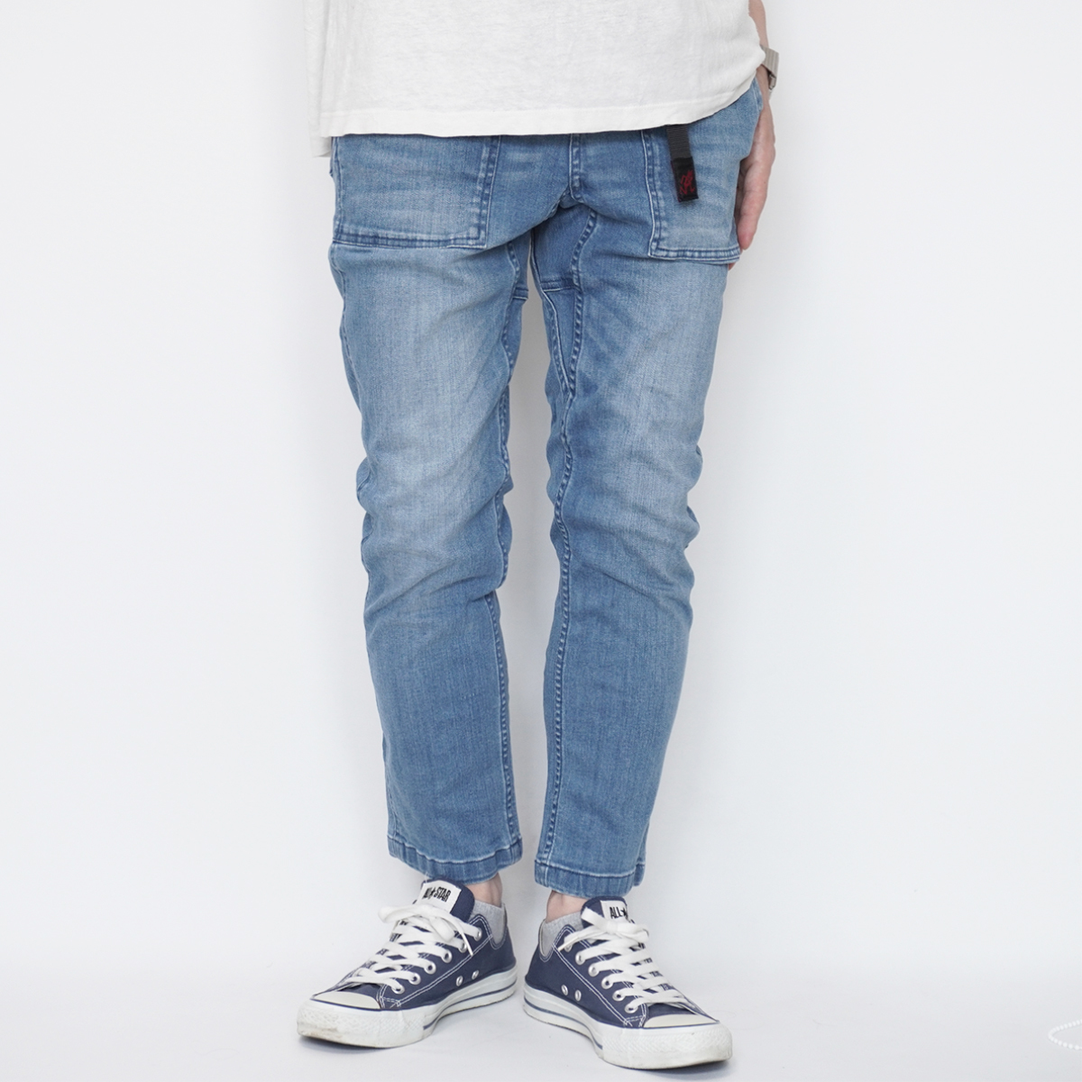 GRAMICCI × FREAK'S STORE 別注 SLIM FATIGUE DENIM PANTS【S GRAMICCI × FREAK'S STORE 別注 SLIM FATIGUE DENIM PANTS【S