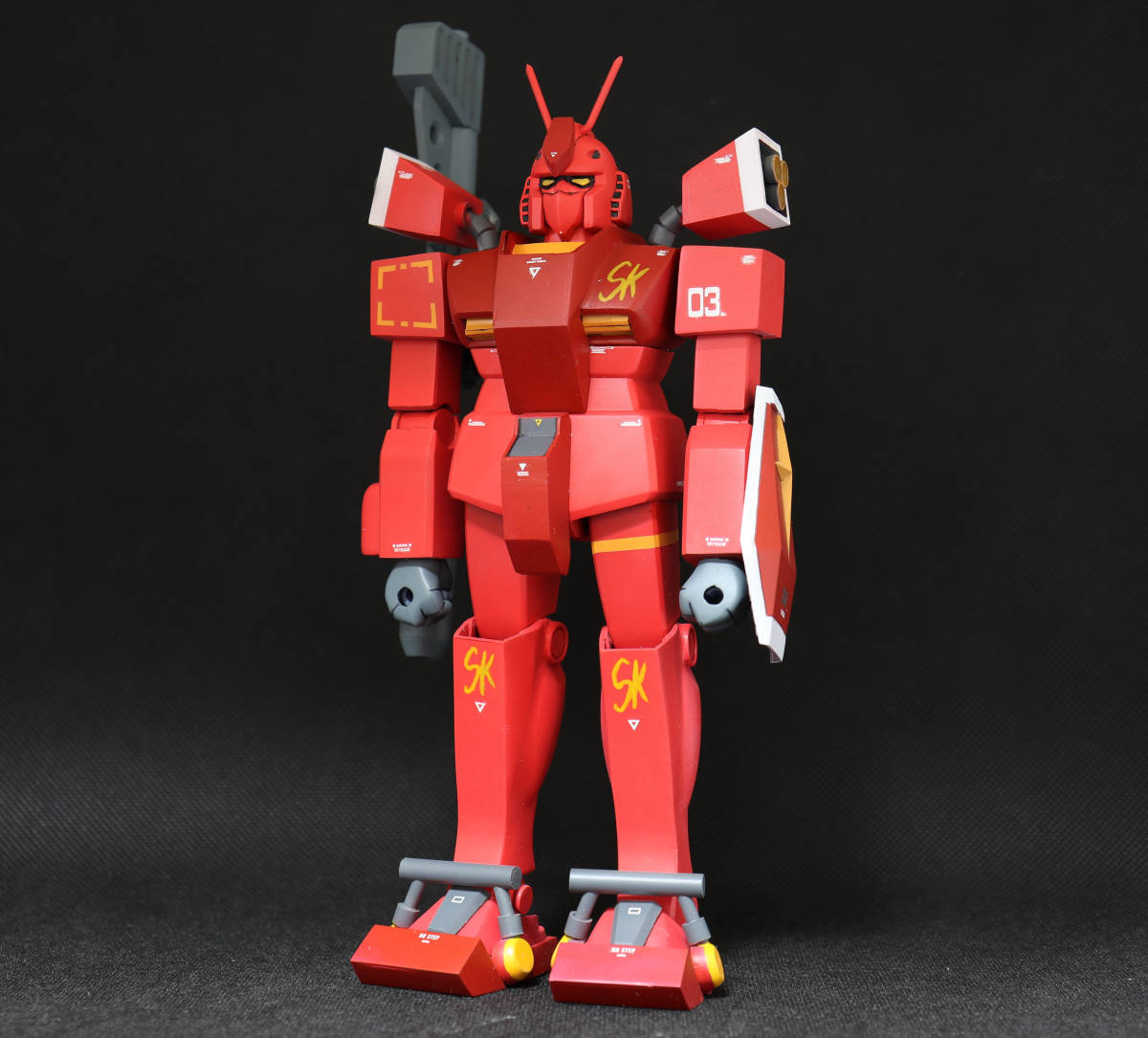 ガンダム」狂四郎の愛機、真紅のパーフェクトガンダムIIIが立体