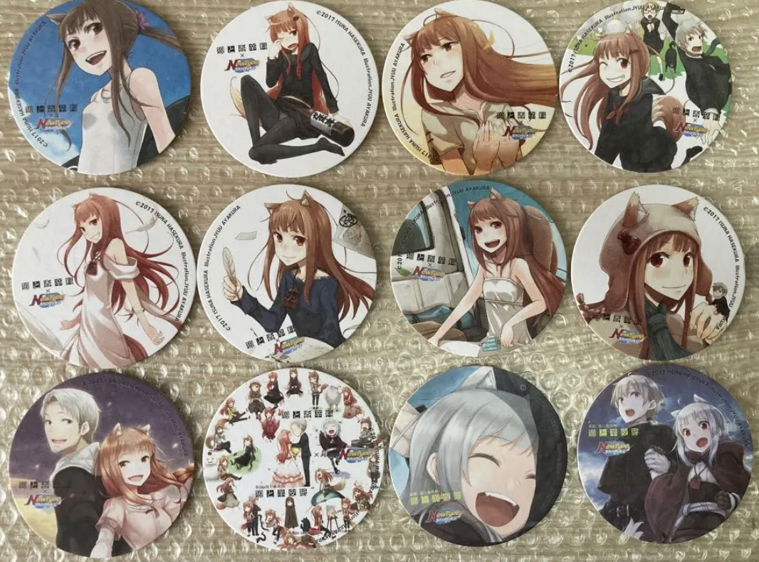 男女兼用 狼と香辛料 newtype コースター 全13種+おまけ - www