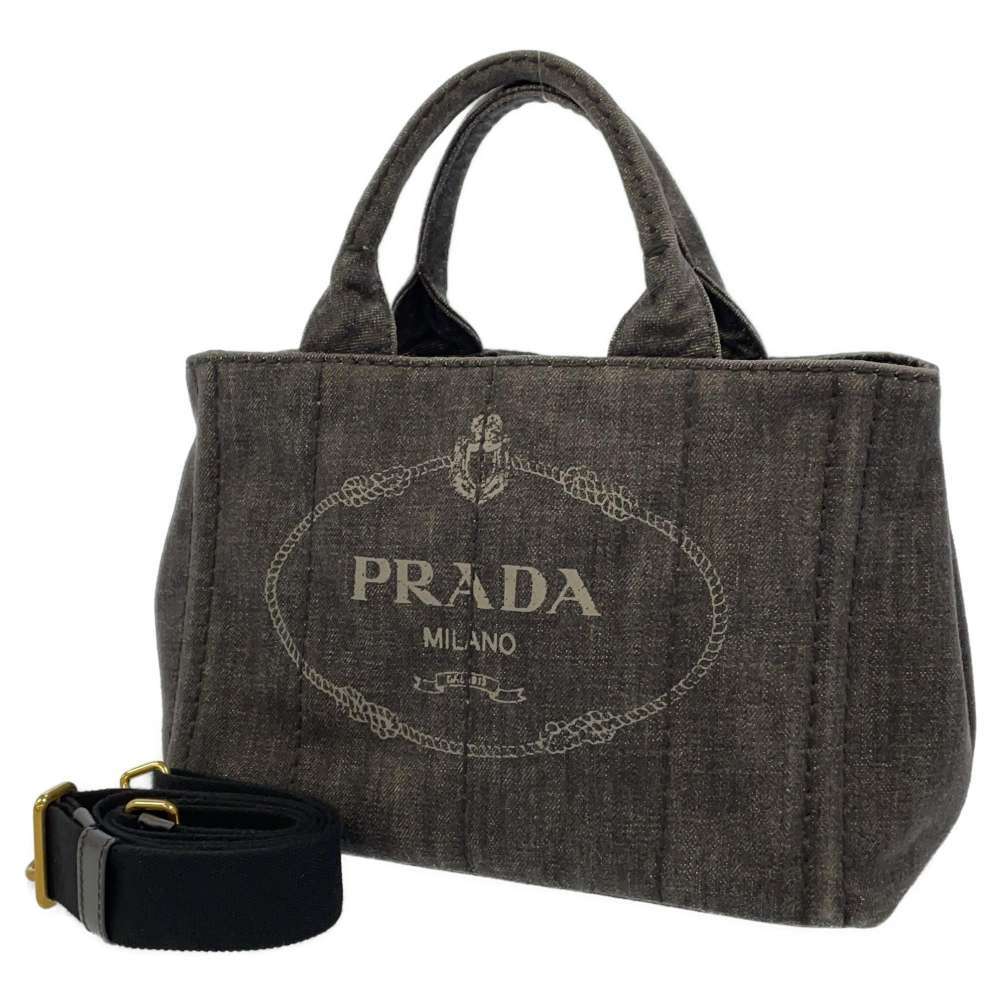 プラダ トートバッグ カナパ キャンバス 1BG439 PRADA 2wayショルダー
