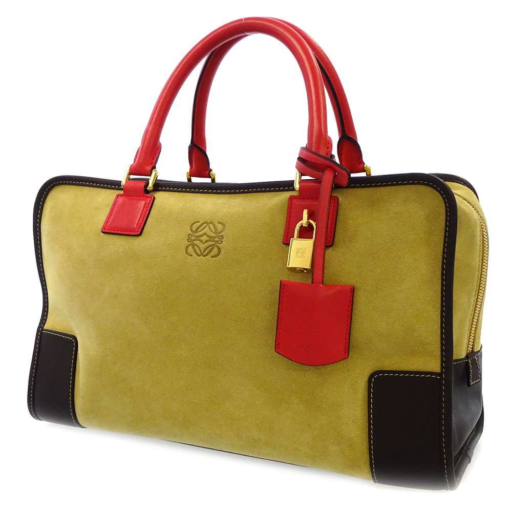 ロエベ ハンドバッグ アマソナ36 スエード LOEWE バッグ トートバッグ