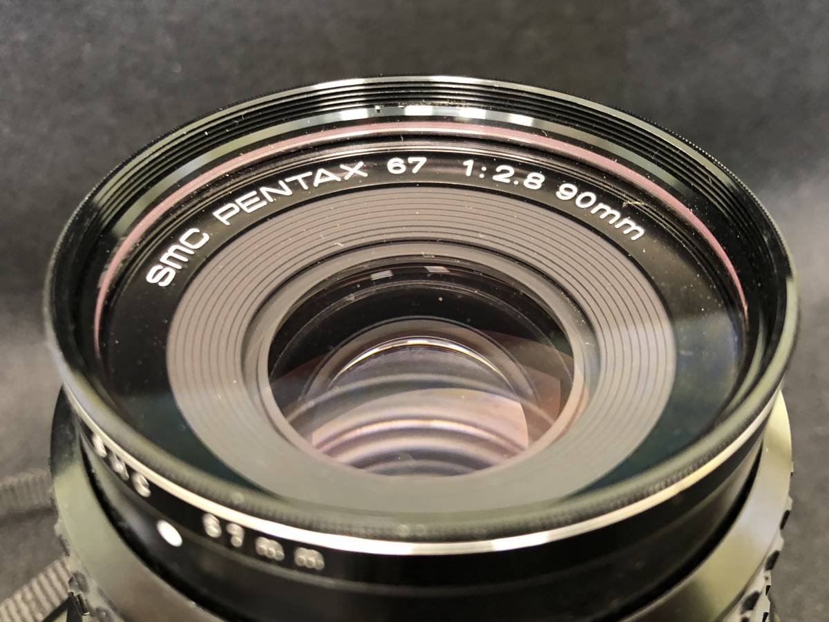 A】【9900】PENTAX 67 中判カメラ + SMC PENTAX 67 1:2.8 90mm Lens