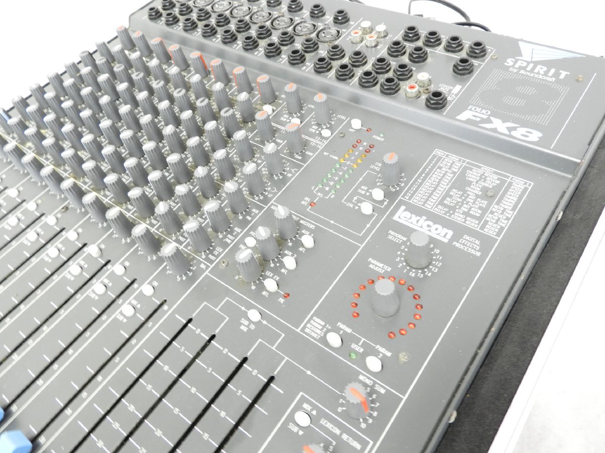 ☆ Soundcraft SPIRIT FOLIO FX8 ミキサー ケース付き | normanhubbard.com