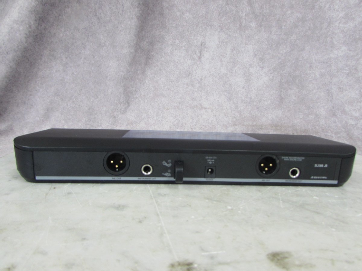 ☆ SHURE BLX2 JB ハンドヘルド型送信機 BLX-88 JB ワイヤレス受信機