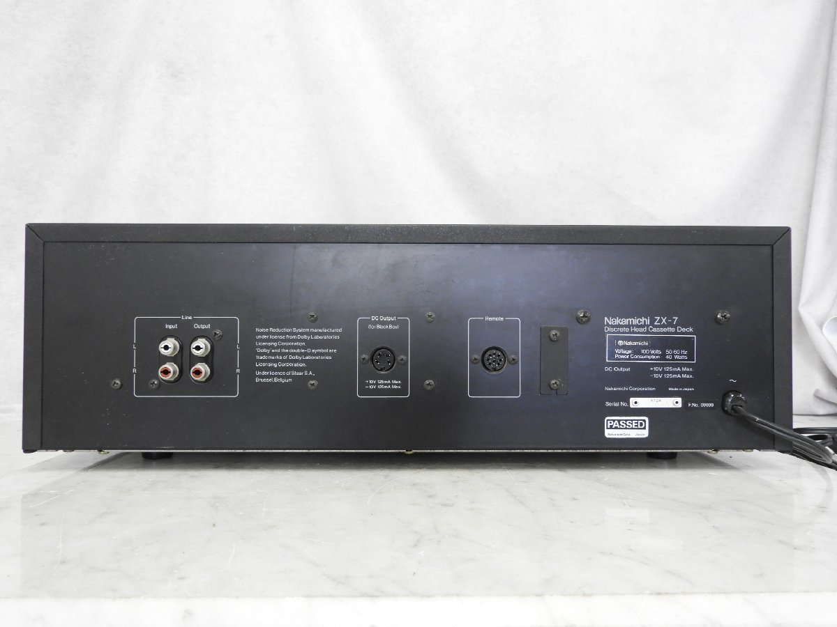 ☆ Nakamichi ナカミチ ZX-7 カセットデッキ ☆ジャンク