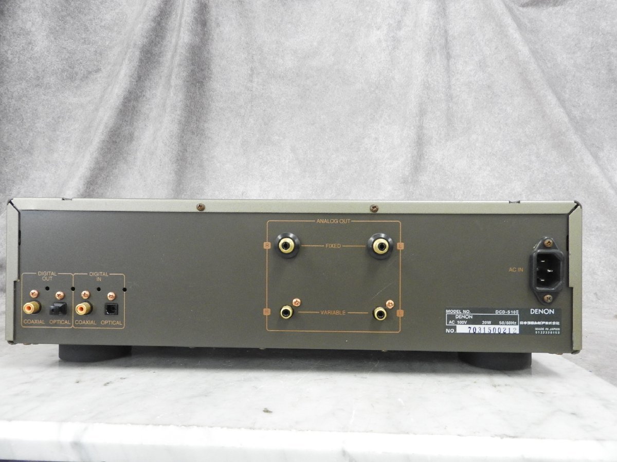 ☆ DENON デノン CDプレーヤー DCD-S10III ☆中古