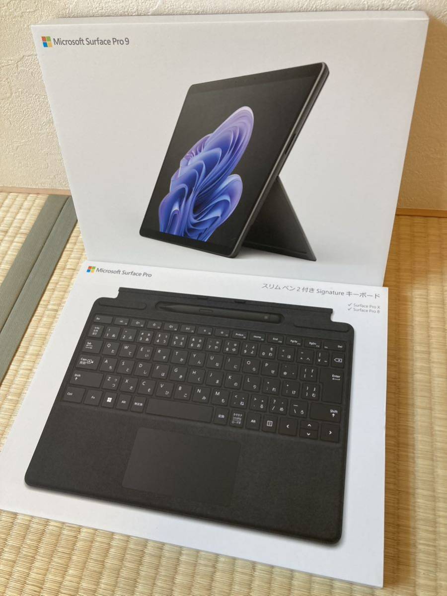 未使用品】Surface Pro 9 Core i7 16GBスリムペン付キーボード付属