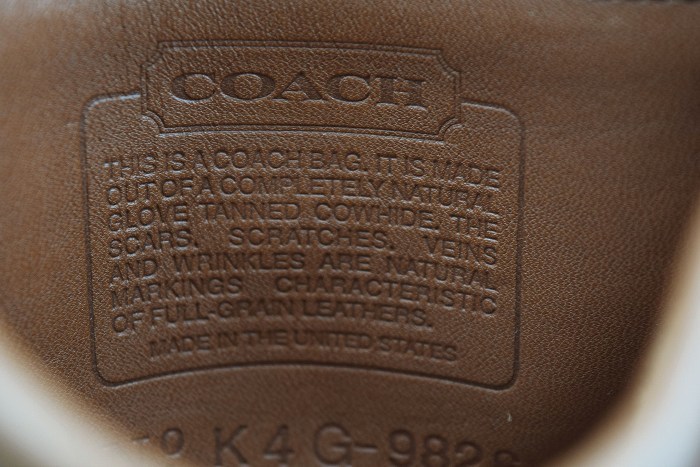 USA製 ヴィンテージ オールドコーチ ミニベルトバッグ ポーチ ブラウン ショルダーバッグ 革鞄 COACH コーチ 中古 FA0856