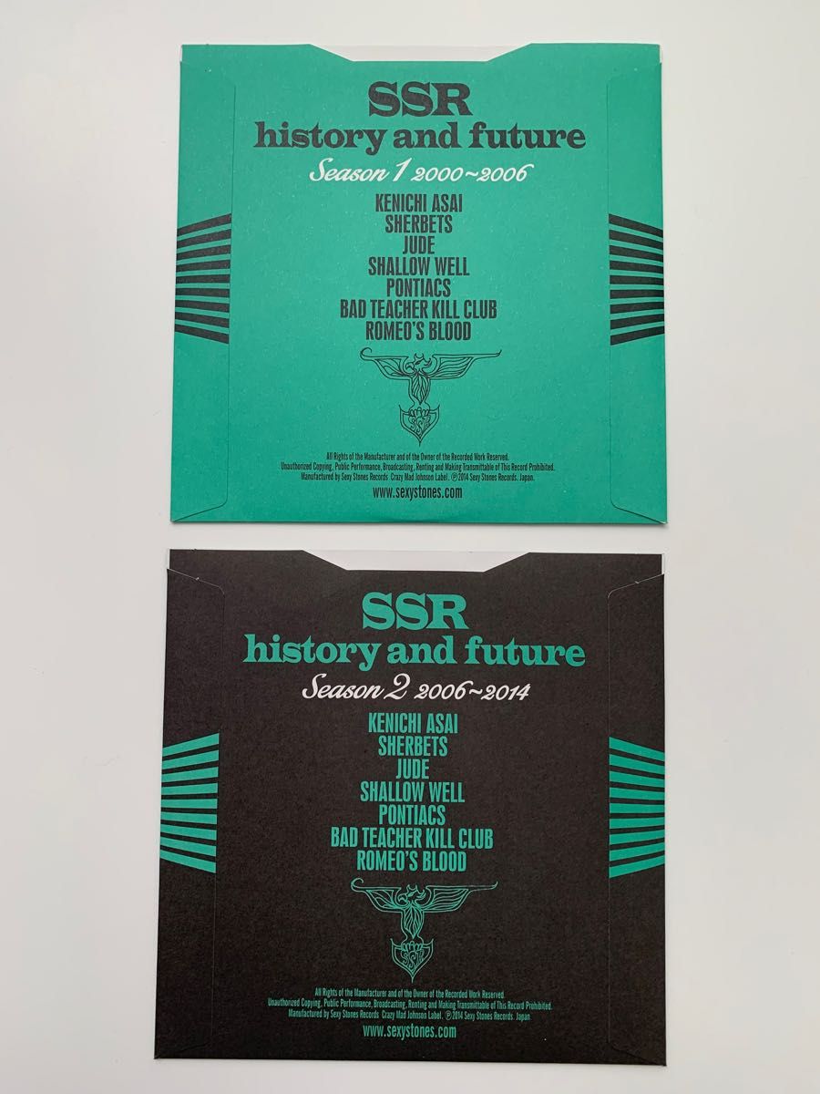 浅井健一 SSR history and future シーズン1&2DVD2枚セット 浅井健一 SSR history and future シーズン1&2DVD2枚セット