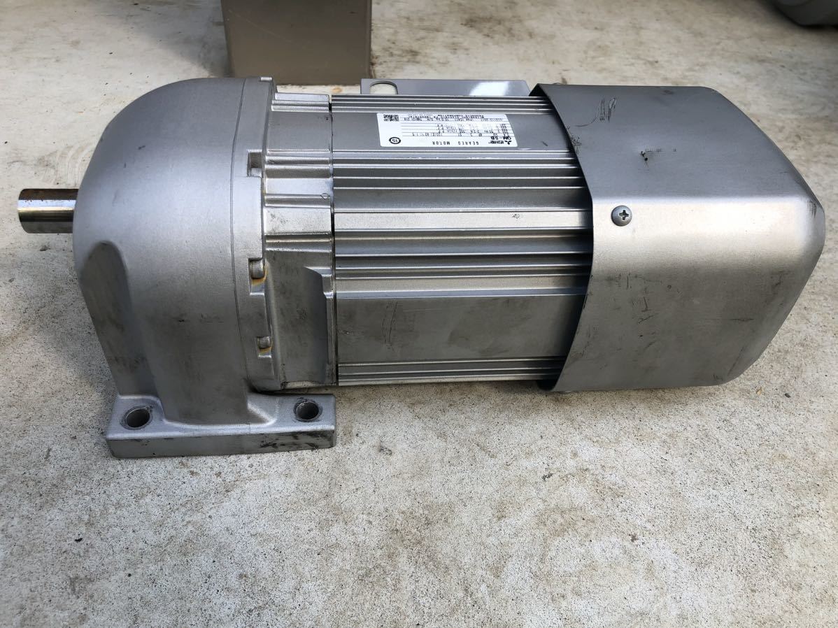 三菱 MITSUBISHI- ELECTRIC GEARED MOTOR GM—DB 0.4KW 4P _画像2