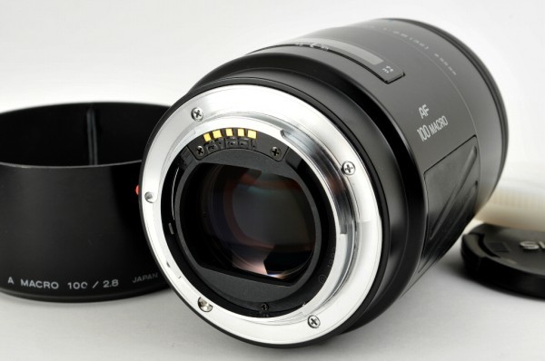 【良品】MINOLTA AF 100mm F2.8 MACRO　SONY Aマウントにも 中望等倍マクロレンズ ポートレートにも クローズアップ 昆虫撮影 花撮影 #2336_SONY　Aマウントにも