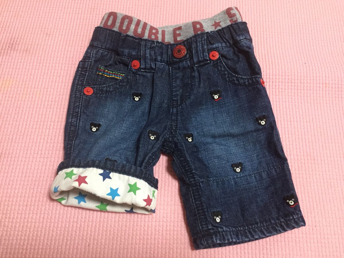 ミキハウス ダブルビー ハーフパンツ 80センチ ショートパンツ