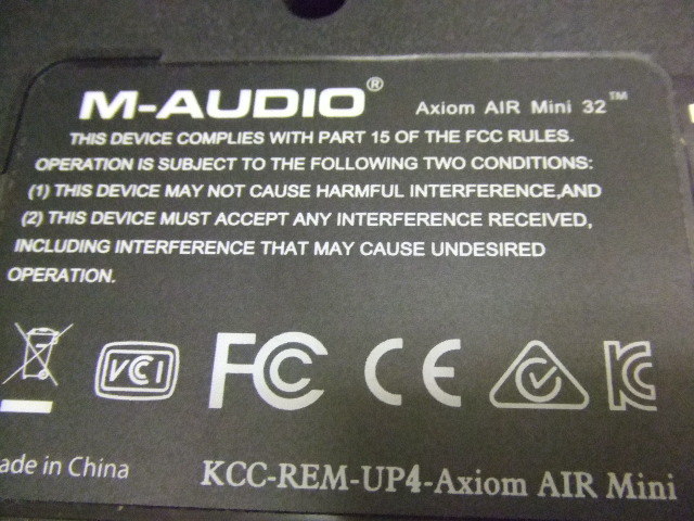 ★M-AUDIO Axiom AIR Mini 32 ★本体のみの画像6