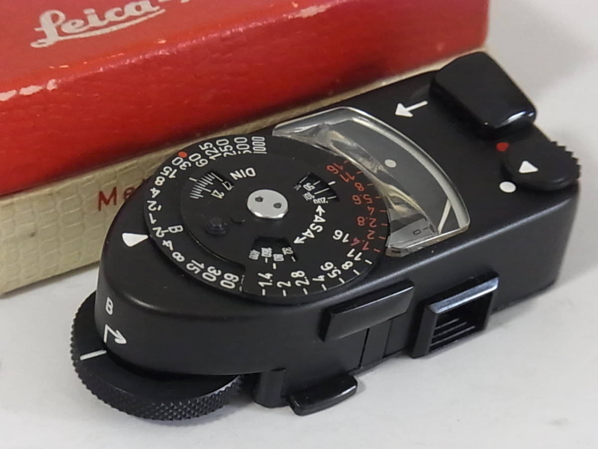 美品 ライカ Leica 露出計 MR-4 MR 4 ブラック MR Meter-