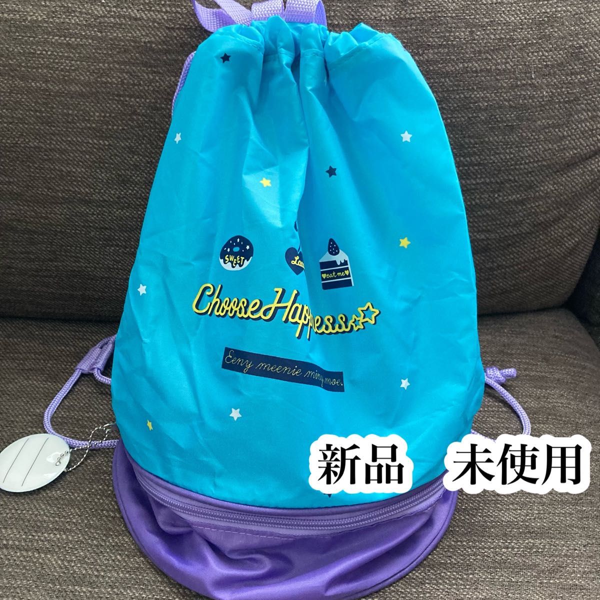 二層式 プールバッグ 新品 タグ付き ケーキ 水色 可愛い キッズ | www