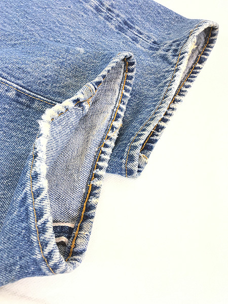 古着 80s USA製 Levi's 501 66後期 赤耳 シングル インディゴ デニム