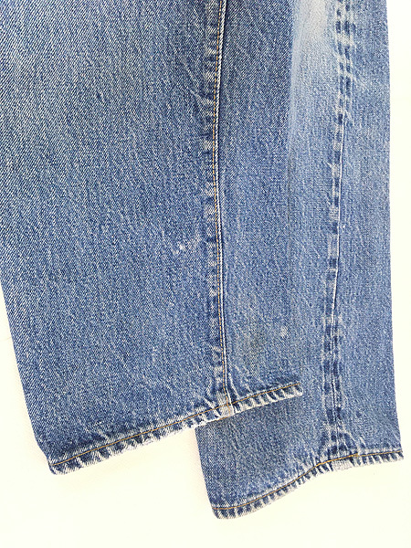 古着 80s USA製 Levi's 501 66後期 赤耳 シングル インディゴ デニム