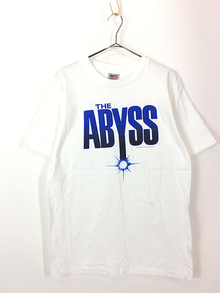 【受注生産品】 古着 80s USA製 James Cameron 「THE ABYSS」 SF ムービー Tシャツ XL 美品!! その他