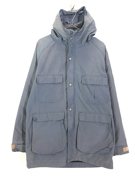 古着 70s USA製 WoolRich 「BLUE」 60/40クロス マウンテン パーカー マウンパ M_画像1