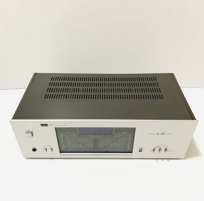 4942 Sansui B-77 パワーアンプ　訳あり　ジャンク　送料無料　匿名配送_画像1