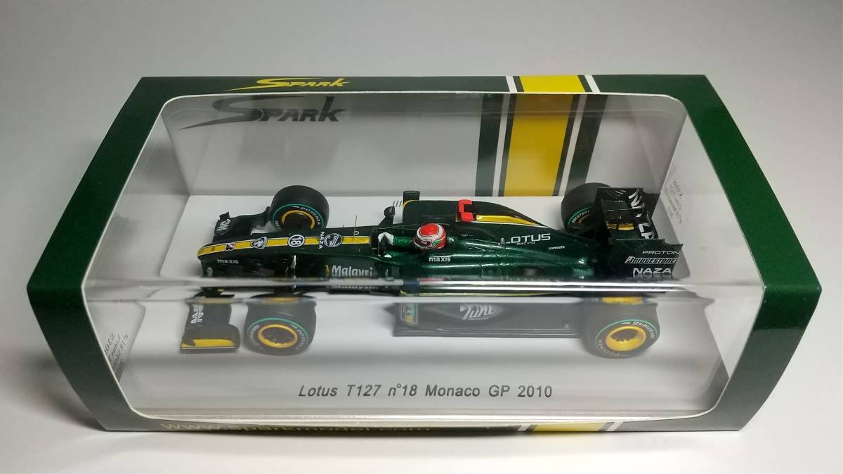 早割クーポン! スパーク 1/43 ロータス T127 モナコGP J.トゥルーリ
