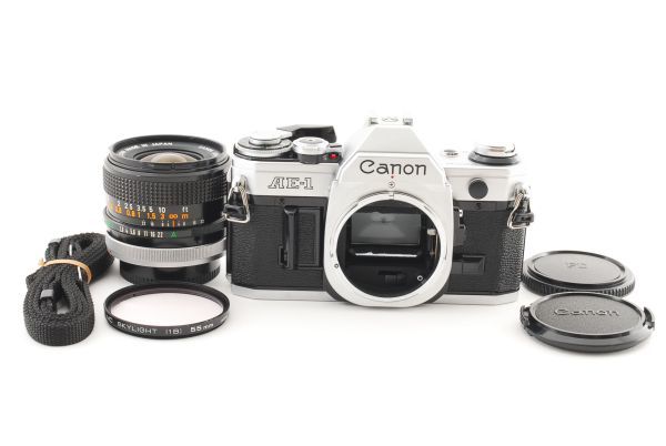 CANON AE-1 Film Camera SLR + FD 28mm f2.8 S.C. 1895315-