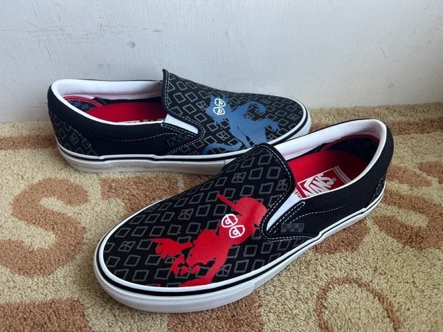 バンズ クルキッド スリッポン 28cm PRO プロ SKATE スケートVANS SKATE SLIP-ON KROOKED BY NATAS FOR RAY マークゴンザレス_画像1