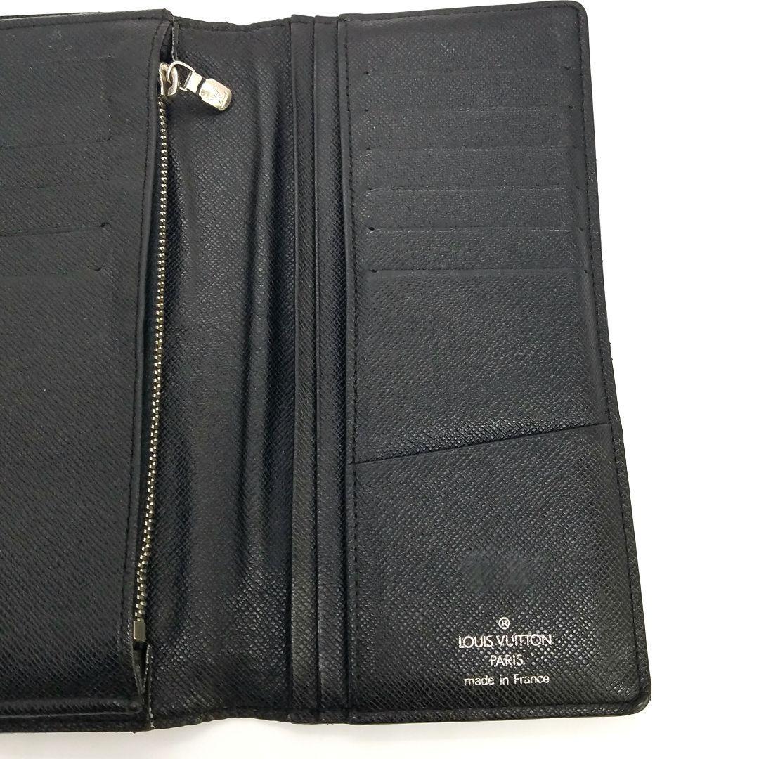 美品 ダミエ グラフィット ブラザ 二つ折り 長財布 ルイヴィトン 黒