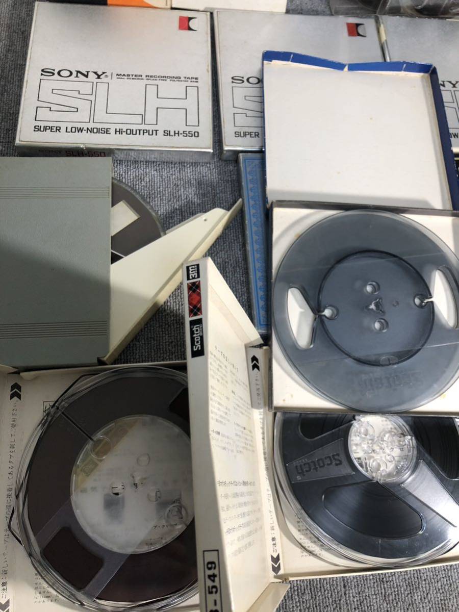  open reel tape SONY SLH-550 maxell LPLTEAC 14ps.@ set sale 