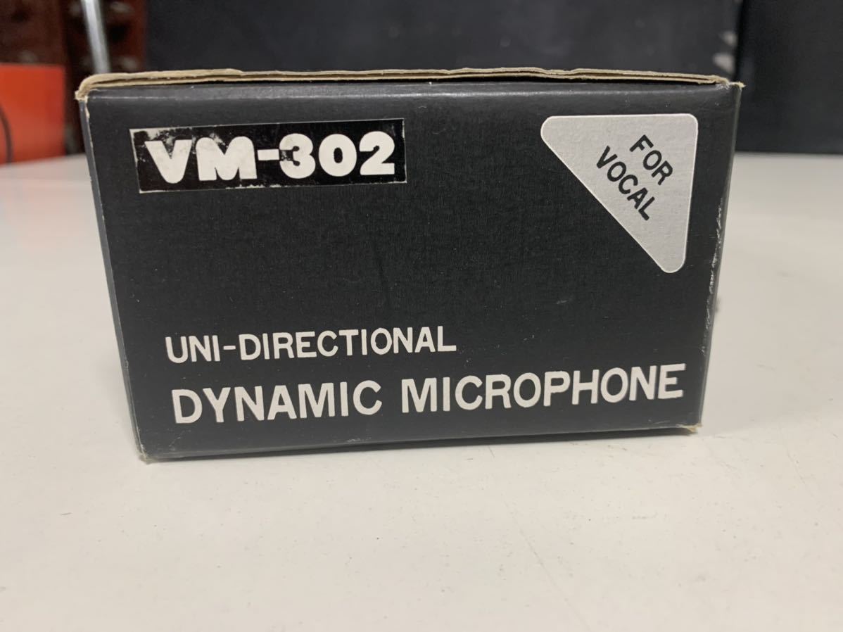 未使用保管品　UNI-DIRECTIONAL DYNAMIC MICROPHONE VM-302_画像5